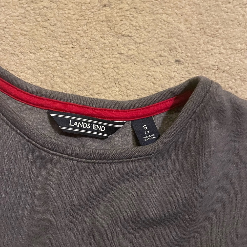 Grey Ruffle Sweatshirt - Picture 3 of 3
